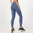 thumbnail image 3 of Leggings de cintura alta para mujer, pantalones de yoga opacos, tejido suave para gimnasio/fitness/entrenamiento, 3 of 8