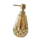 thumbnail image 4 of Dispensador de jabón con bomba, botella de cerámica recargable de 380 ml, elegante dispensador de gel de ducha. oro, 4 of 9