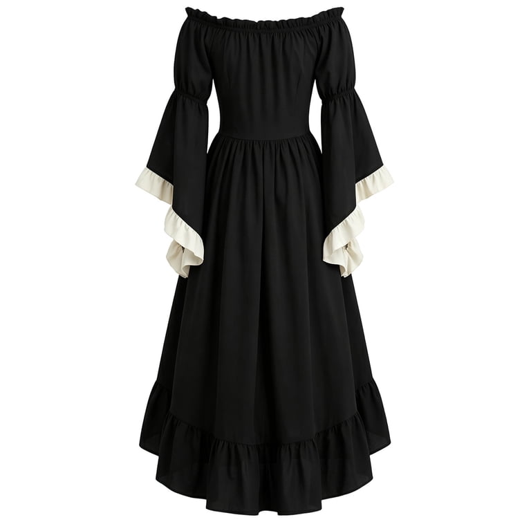 black western dress for wedding The Bonnie Gown Boho with Split Skirt, Fringe A Western Wedding Co Loretta Wild Rose Western Wedding Guest Dress in Black blends western romance and boho elegance for weddings Attending my 1st western wedding!