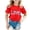 Shirts05-Red, variant on Sgkm Girls T Shirts Trendy Love Cute Printed Short Sleeve Crewneck Top Girls Clothes Summer Holiday Party Tee Grey 9-10 Years