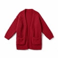 thumbnail image 6 of Grblisyd Girls Cardigan Sweaters with Pockets Open Front Fuzzy Sweater Coats Winter Warm Sherpa Jacket for Kids 5-13 Years, 6 of 6