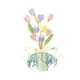 thumbnail image 5 of Adornos de cristal de flores para coche, adorno de escritorio, accesorios elegantes para el interior. Florecer, 5 of 9