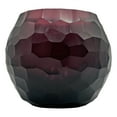 thumbnail image 2 of Bergamo Art 6" Wide Decorative Handmade Purple Bud Cutting Glass Vase, 2 of 6