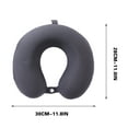 thumbnail image 4 of Summer Savings! PRETXORVE U-shaped Pillow Foam Summer Ice Silk Cervical Pillow Ice Silk Slow Office Neck Pillow Nap Pillow, 4 of 5
