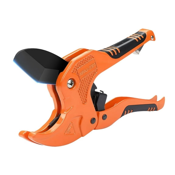 AIRAJ Ratcheting PVC/PEX Pipe Cutter - Heavy-Duty 1-3/4" Plastic Pipe Cutter,Pipe Cutters PVC, PVC Pipe Shears, PVC Cutter, Plastic Pipe Cutter, PEX Pipe Cutter, PVC Cutter Tool, PVC Ratchet Cutter