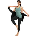 thumbnail image 3 of NELEUS Womens Tight Fitting Base Layer Dry Fit Tank Top 3 Pack,Blackish Green+Purple+Pink,US Size S, 3 of 6