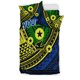 thumbnail image 2 of Juego de cama personalizado con motivos tribales de la provincia de Vanuatu Malampa - LT12, 2 of 6