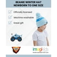 thumbnail image 2 of Gorro de invierno Beanie Monster Jam Megalodon azul celeste/blanco, 2 of 4