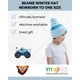 thumbnail image 2 of Gorro de invierno Beanie Monster Jam Megalodon azul celeste/blanco, 2 of 4
