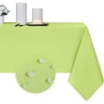 thumbnail image 1 of LAICAIW Nappe Rectangulaire 210 G/m2 - Nappe en Microfibre Imperméable Robuste, Housse de Table Décorative pour Usage Extérieur et Intérieur (Vert Pâle, 52 x 70 Pouces), 1 of 7
