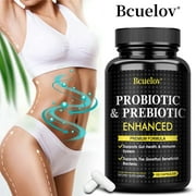 Bcuelov Probiotic Multi-Enzyme Digestive Formula Capsules