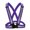 Type B Purple, variant on S SERENABLE Adjustable Reflective Running Jogging Gear Safety Vest Waist Belt Stripes Jacket Type B Purple
