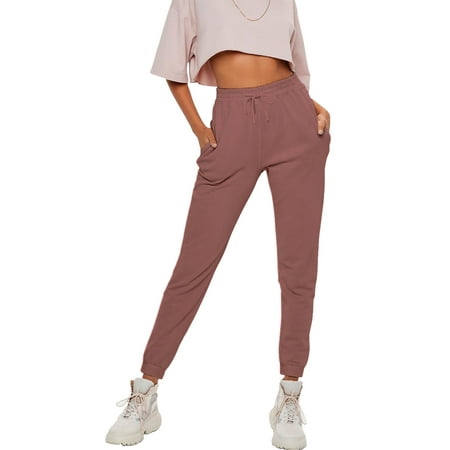 Women's French Terry Lightweight Sweatpants with Pockets