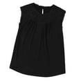 thumbnail image 3 of Birdeem Women Fashion Round-Neck Solid Color Splicing Sleeveless Vest Tank Tops T-Shirt, 3 of 7