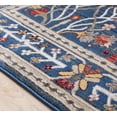 thumbnail image 3 of Livabliss Area Rugs for Living Room, 9x12 Crafty Traditional Blue Rug, Bedroom Dining Room Home Decor Stain Resistant Carpet (8'10" x 12'4"), 3 of 8