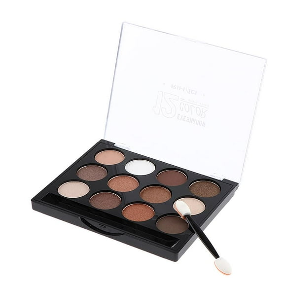 profesion De De Ojos - Maquillaje De Brillo Mate De 12 Colores - Pigmentado - De Ojos Cosméticas Ahumadas Con Sunnimix Paleta de sombras de ojos mate