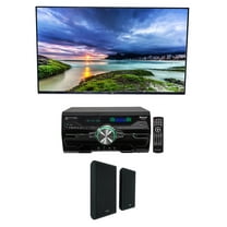 Technical Pro DV4000 4000w Home Theater DVD Receiver (2) 5.25" Wall Speakers