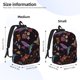 thumbnail image 2 of Balery Humming Bird Mochila Clásica Impresa Básica para Viaje, Mochila Escolar Resistente al Agua, Mochila de Lona con Correas Ajustables-Medium, 2 of 5