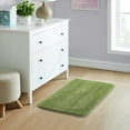 thumbnail image 2 of Yafa Home Fashion 1 Piece Solid Microfiber Soft Bathroom Rug , Non-Slip TPR Backing, 2 of 6