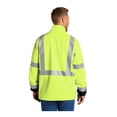 thumbnail image 2 of CornerStone Unisex ANSI 107 Class 3 Soft Shell Jacket | Water-Resistant High Vis Coat for Men & Women with Zippered Pockets, 2 of 4