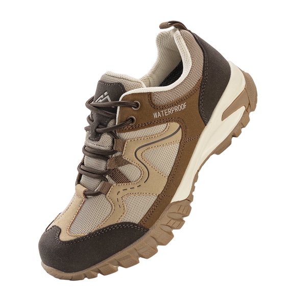 CC-Los Women's Waterproof Hiking Shoes Lightweight Breathable Walking Shoes for Outdoor Climbing Size 5.5-10.5