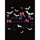 thumbnail image 2 of Camiseta para mujer veranoMinimalist English Butterfly Bat Pattern Print T-shirt, Short Sleeve Crew Neck Casual Top For Summer & Spring, Women's ClothingFather's Day, Mother's Day, New Year, Spring, 2 of 6