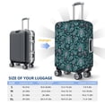 thumbnail image 6 of Xecao Vintage Floral print Elastic Luggage Cover, with double-sided print , is perfect for travel, business, and daily use, 6 of 9