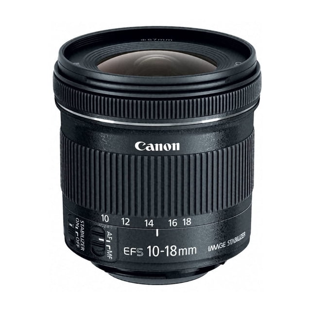 Lente Canon EF-S 10-18 mm f/4,5-5,6 is STM