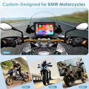 Carpuride Wireless Motorcycle CarPlay Android Auto 5 IPS Touch Screen Car Stereo for BMW IP67(502B)