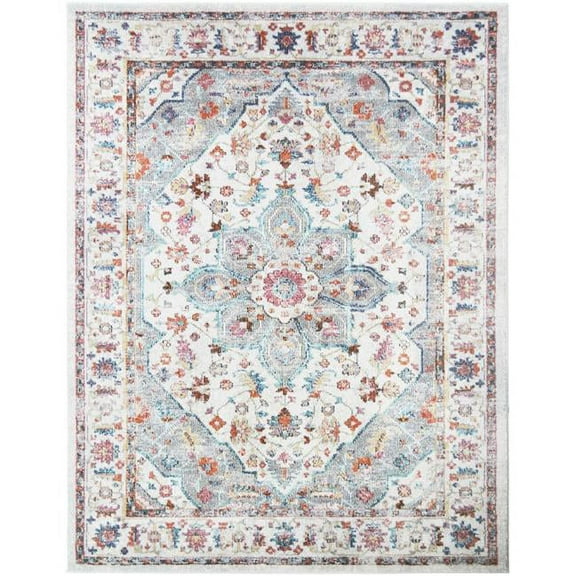 Mayberry Rug Barcelona Catalina Ivory 5'3"x7'3" 5' x 8'