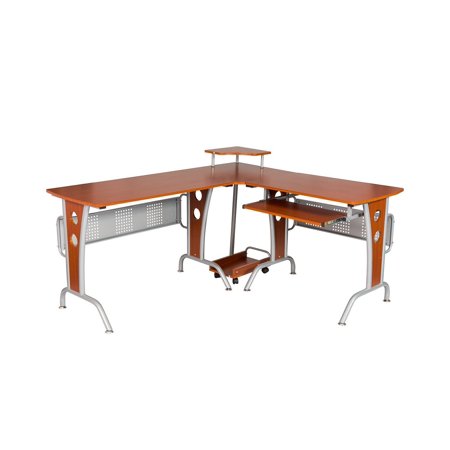 L-shaped Computer Tables - Buy-Hive L Shaped Corner Desk Office Home PC Laptop Computer Workstation Study Table