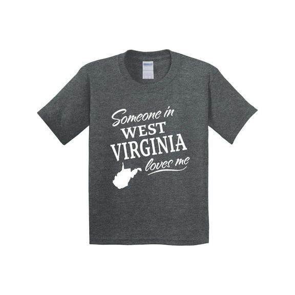 Inktastic Someone in West Virginia Loves Me Youth T-Shirt