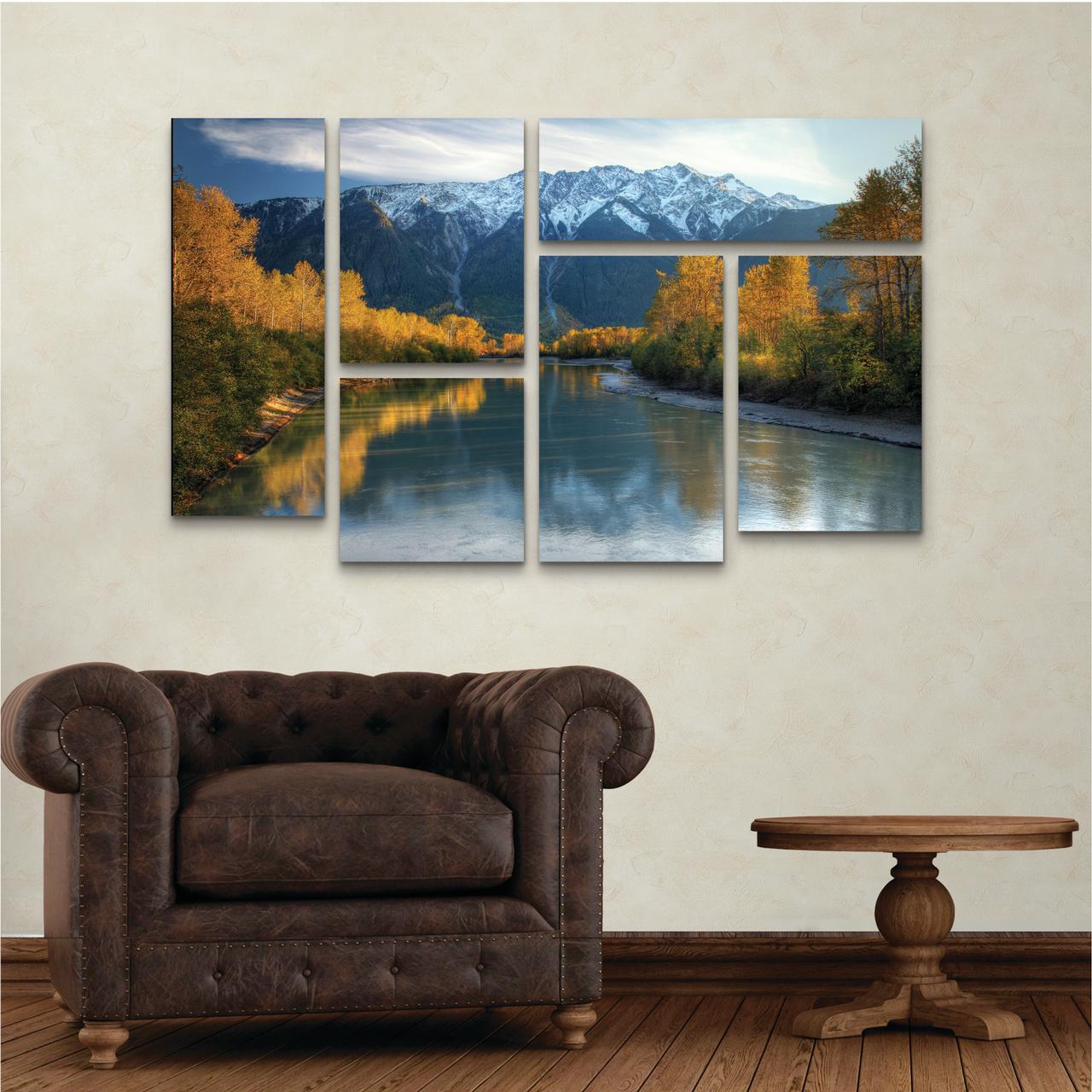 Trademark Fine Art 'Autumn River' Canvas Art by Pierre Leclerc