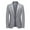 Gray, variant on BiZtdJrK Mens Big and Tall Solid Suit Jacket Fall Winter Fashion Notched Lapel Blazers Slim Fit 1 Button Sport Coat Lightweight Business Jackets Sales Today Clearance Women Black XXXXL