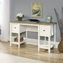 Bowery Hill Home Office Desk in Soft White