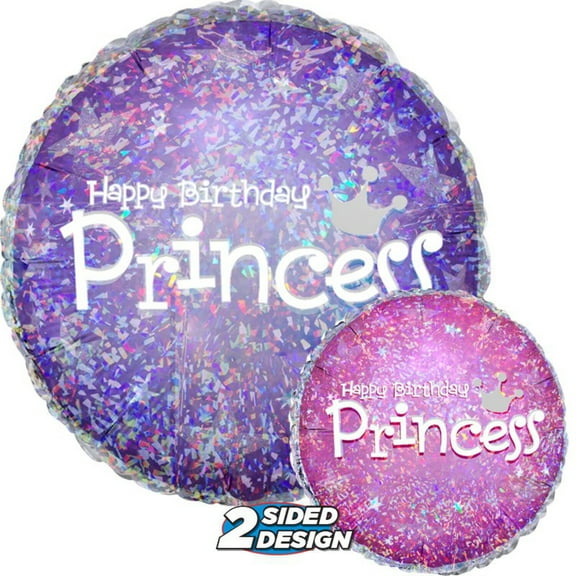 18 inch Express Yourself Birthday Princess Foil Mylar Balloon - Party Supplies Decorations