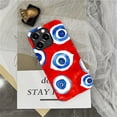thumbnail image 6 of FKBRCL4U Compatible with iPhone 11 Pro Case, Evil Eye Red Blue Pattern for Girl Full Body Design Soft Silicone Drop Shock Scratch Protection for iPhone 11 Pro, 6 of 7