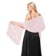 thumbnail image 2 of Bufanda de satén de seda para mujer - Chal brillante para fiestas/bodas - Color liso, talla única (70 x 200 cm) - Elegante accesorio para todas las estaciones, 2 of 5