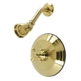 thumbnail image 4 of Kingston Brass KB3631AXSO Vintage Tub and Shower Faucet with Shower Only Tub Spout is not Included 7-12-Inch diameter in Escutcheon Polished Chrome, 4 of 12