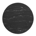 thumbnail image 2 of Modway Verne 35" Modern Artificial Marble & Metal Dining Table in Black/Gold, 2 of 6