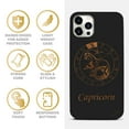 thumbnail image 4 of Case Yard Wooden Case for iPhone-11-Pro-Max Soft TPU Silicone cover Slim Fit Shockproof Wood Protective Phone Cover for Girls Boys Men and Women Supports Wireless Charging Capricorn Sign Design, 4 of 7