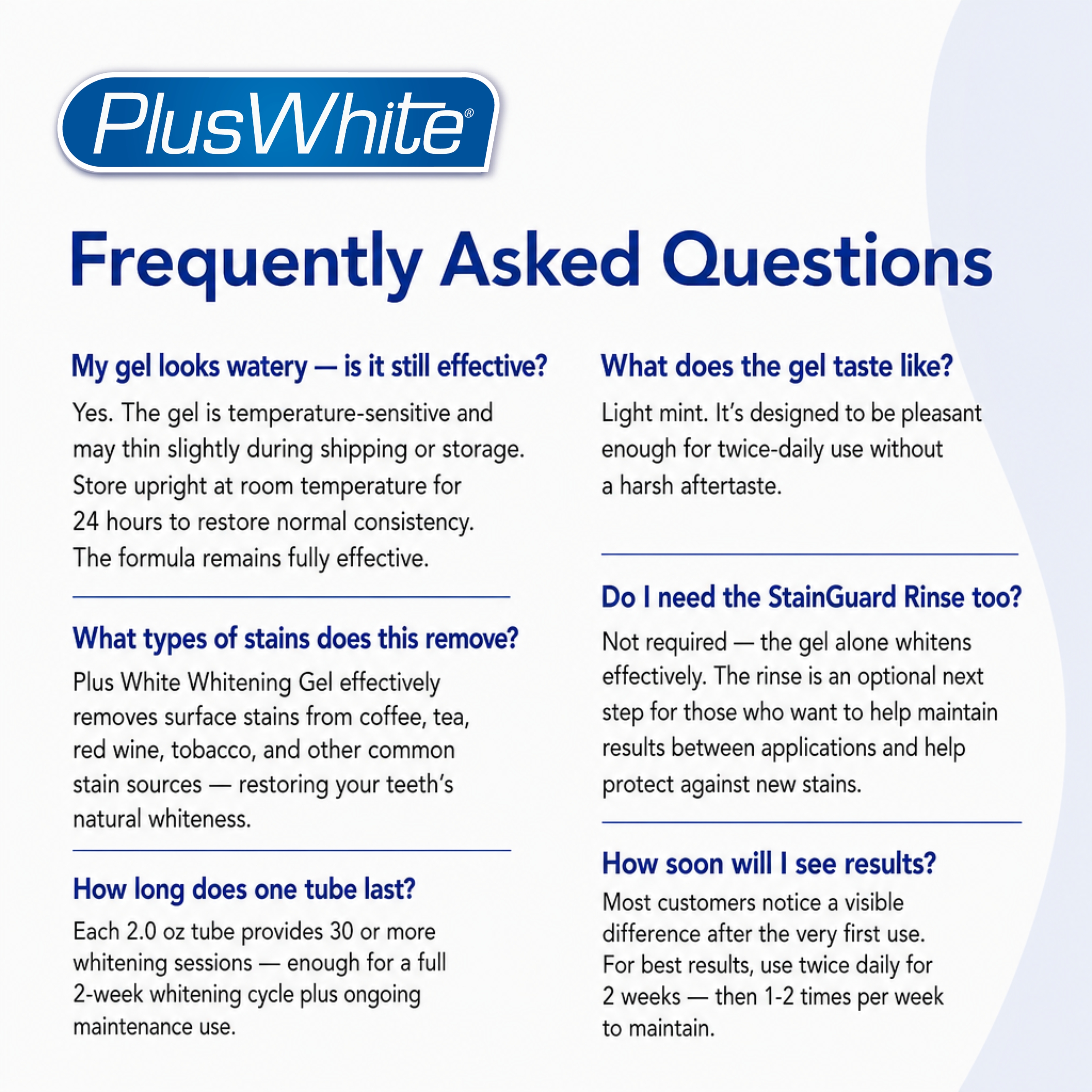 Plus White Speed Whitening Gel, 2 oz photo 7