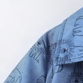thumbnail image 6 of KPOPLK Toddler Boys Clothes 3 Piece Animal Print Button-down Shirt Outfits with Elastic Waist Shorts + Hat 3T 4T 5T 6T 7T Size 6-7 Years, 6 of 7