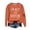 Orange, variant on Tunics Tops for Women Fall Relaxed Fit Crewneck Long Sleeve Rolled Off the Shoulder Curve Hem Graphic Leisure Cotton Pullover Sweatshirt(Black,S)