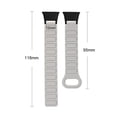 thumbnail image 2 of YJD Magnetic Loop Strap Fit For Xiaomi Mi Band 7 Pro Armor Style Quick Release Washable Silicone Smartwatch Band for Man Woman Bracelet, 2 of 2