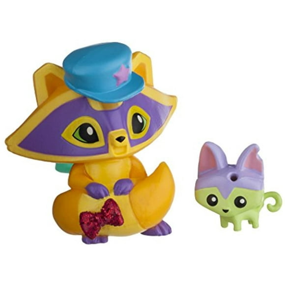 Animal Jam Chic Raton Laveur & Animal de Compagnie Kitty Mini Figurine 2-Pack