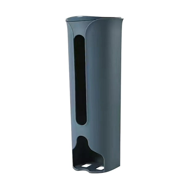 Wmhnj Dispensador de bolsas de plstico para pared con capacidad para 50 bolsas. No requiere perforacin. Adhesivo para organizar la cocina y el baño.