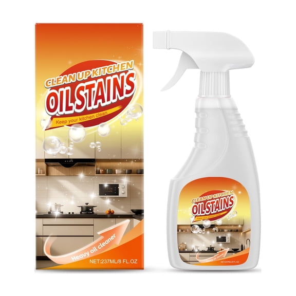 Heavy Duty Degreaser Cleaner For Kitchen Grease Grill Oven Hood Stove Top Powerful Spray 8 Fl Oz