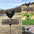 thumbnail image 1 of Moyic Stainless Weathervane Farm Scene Outdoor Garden Chicken Crafts Yard Roof Decoration Jardín y Patio, 1 of 1