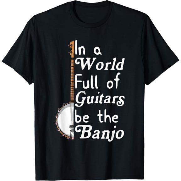 Banjo Tshirt For Men Bluebird Tennesse Mandolin Bluegrass T-Shirt